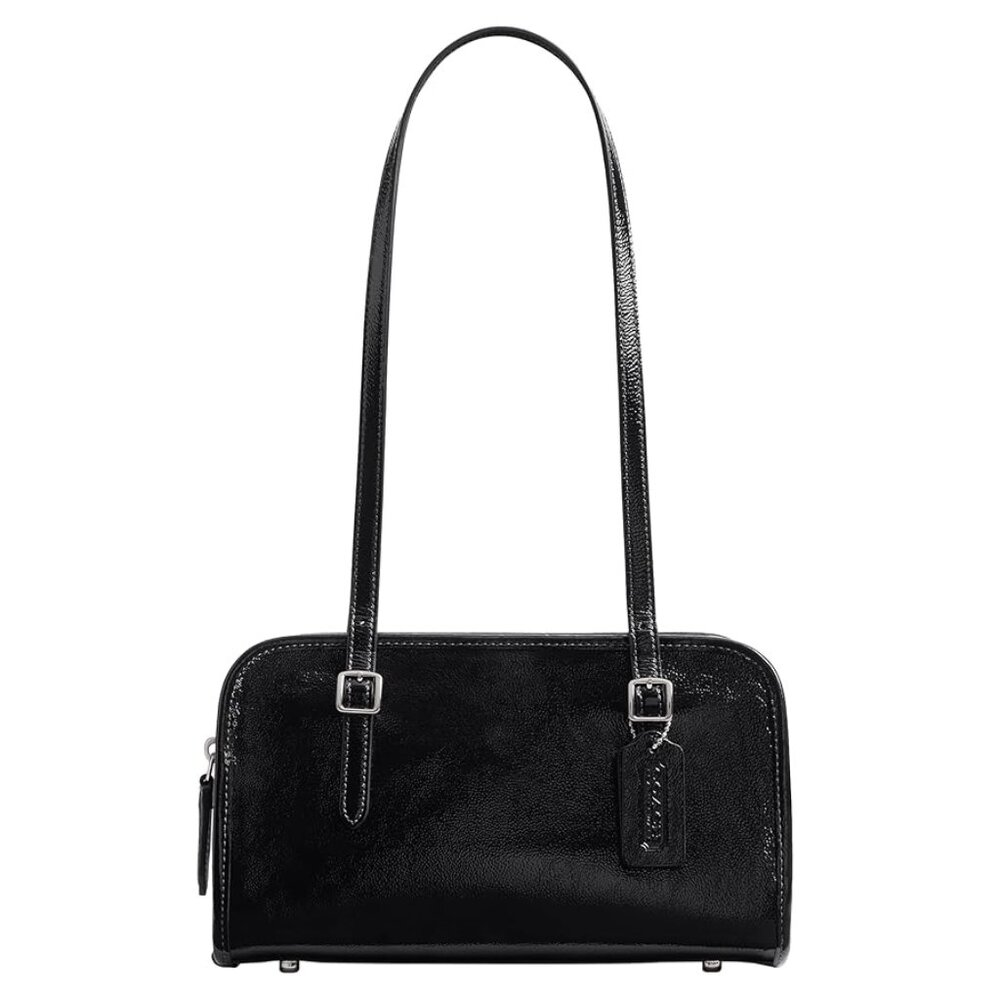 Coach Patent Leather Swing Zip Bag